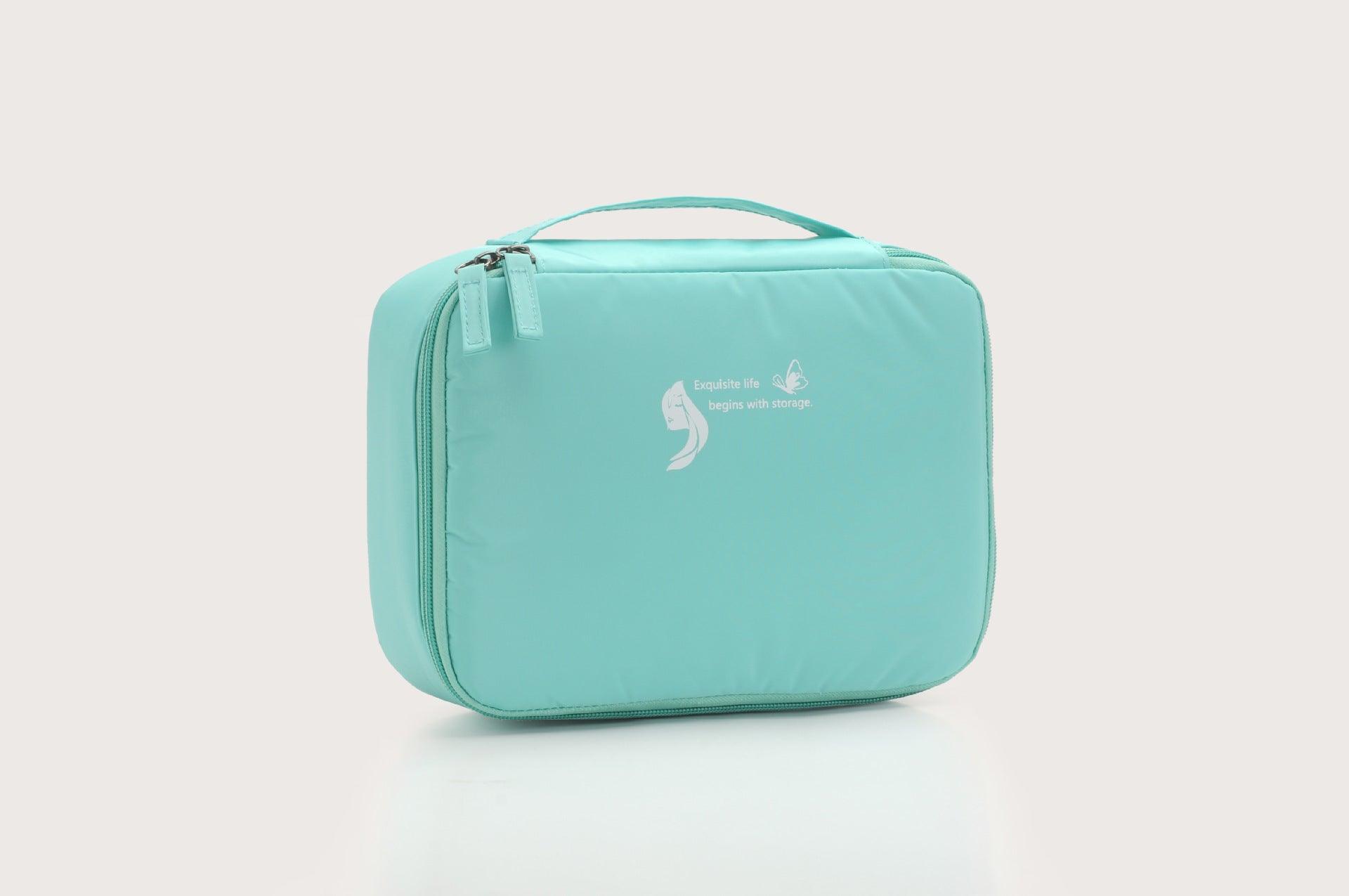 Travel Cosmetic Bag Square Storage Bag Portable Storage Bag Wash Bag Cosmetic Storage Bag - VitaGlow Beauty Co.