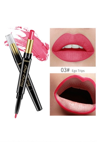 QIBEST 2-in-1 Moisturizing Matte Lipstick & Lip Liner Duo - VitaGlow Beauty Co.