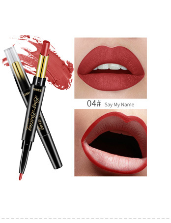 QIBEST 2-in-1 Moisturizing Matte Lipstick & Lip Liner Duo - VitaGlow Beauty Co.