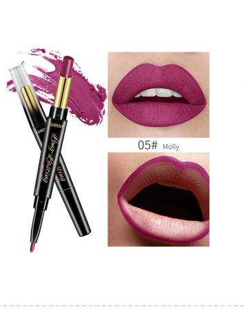 QIBEST 2-in-1 Moisturizing Matte Lipstick & Lip Liner Duo - VitaGlow Beauty Co.