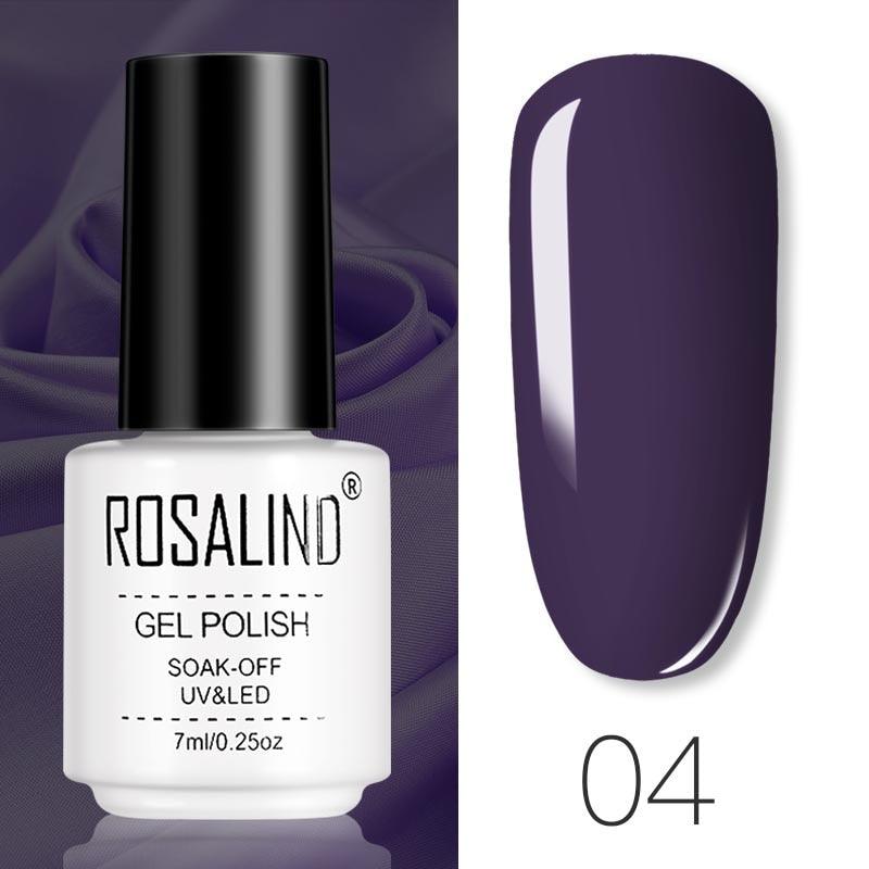 ROSALIND Gel Polish Set Manicure for Nails Semi Permanent Vernis top coat UV LED Gel Varnish Soak Off Nail Art Gel Nail Polish - VitaGlow Beauty Co.