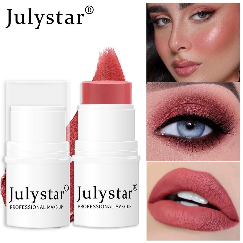 Julystar Radiant Glow Matte Blush Stick - VitaGlow Beauty Co.