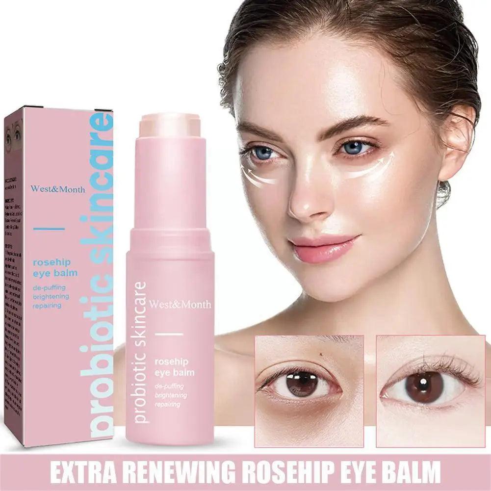 Women Extra Renewing Rosehip Eye Balm For Face Lifting Moisturizing Balm Stick Deep Hydration Moisturizer Eye Care - VitaGlow Beauty Co.