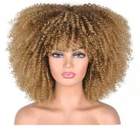 Glamorous Small Curly Hair Explosion Head Wig Set - VitaGlow Beauty Co.