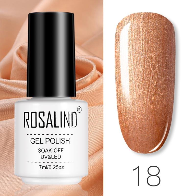 ROSALIND Gel Polish Set Manicure for Nails Semi Permanent Vernis top coat UV LED Gel Varnish Soak Off Nail Art Gel Nail Polish - VitaGlow Beauty Co.