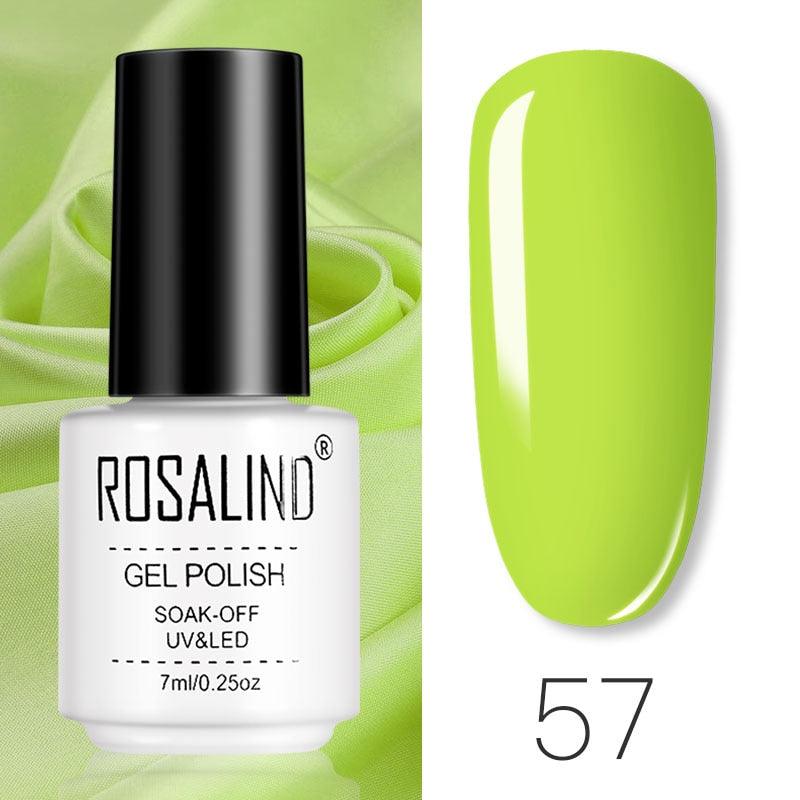 ROSALIND Gel Polish Set Manicure for Nails Semi Permanent Vernis top coat UV LED Gel Varnish Soak Off Nail Art Gel Nail Polish - VitaGlow Beauty Co.