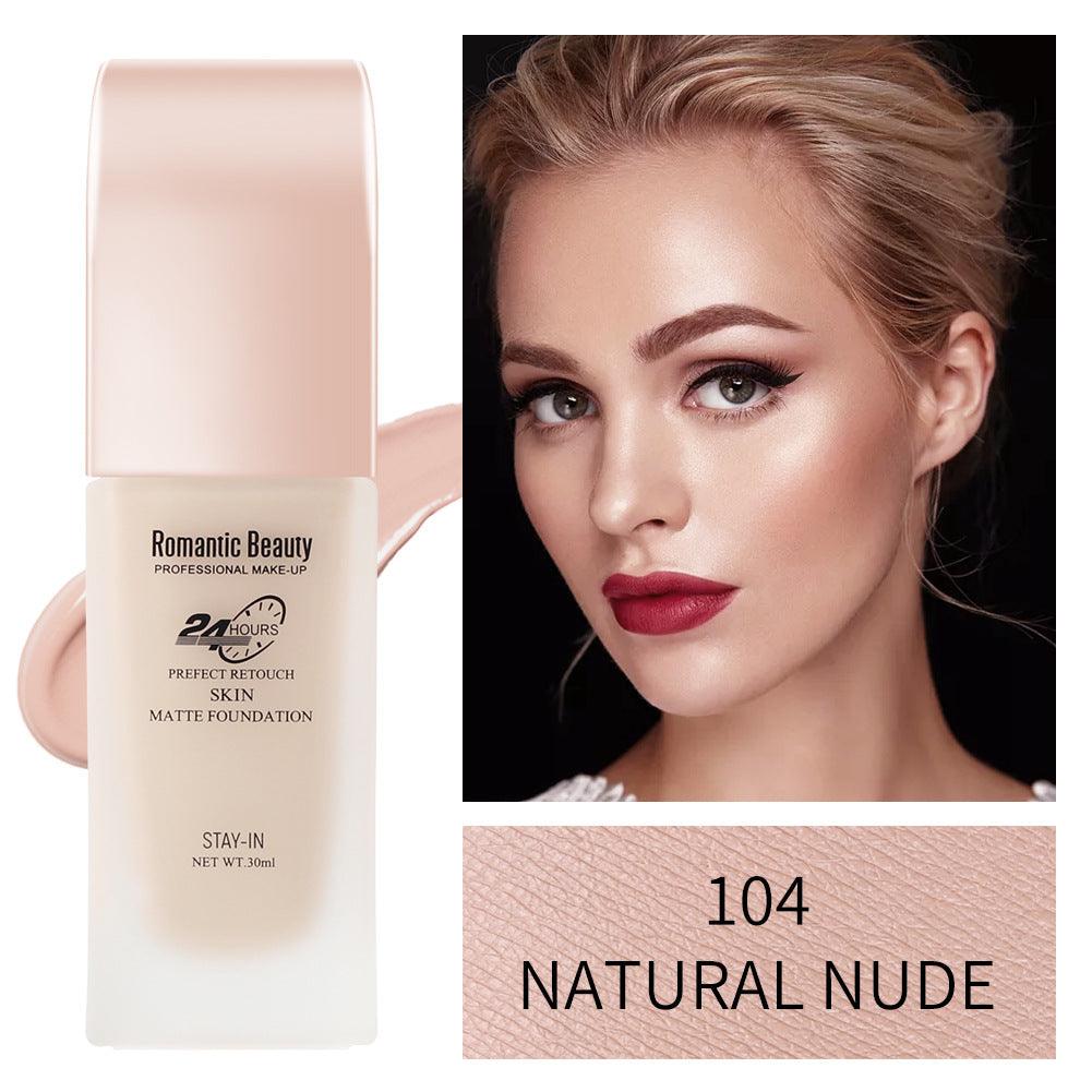 Romantic Beauty 30ml Long-Lasting Oil Control Non-Removal Foundation Concealer And Moisturizer Makeup Foundation - VitaGlow Beauty Co.