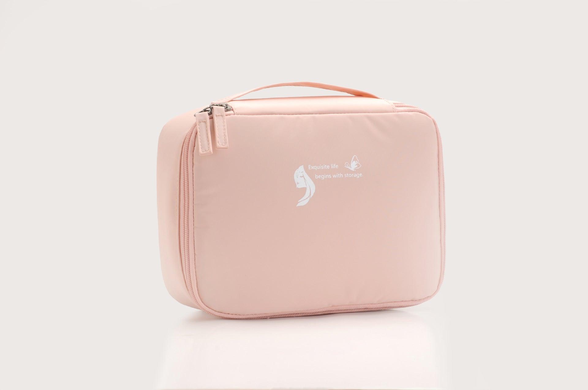 Travel Cosmetic Bag Square Storage Bag Portable Storage Bag Wash Bag Cosmetic Storage Bag - VitaGlow Beauty Co.