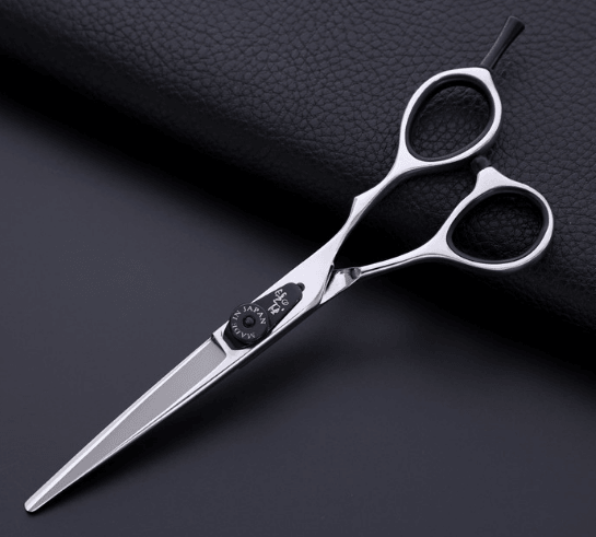 Professional Japan 440c 6 & 5.5 inch rainbow cut hair scissors set cutting shears thinning barber scissor hairdressing scissors - VitaGlow Beauty Co.