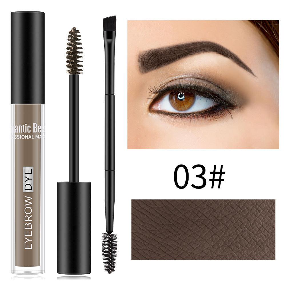 Romantic Beauty Two-Headed Brow Brush For Long-Lasting Styling Waterproof Perspiration-Proof Brow Dye - VitaGlow Beauty Co.