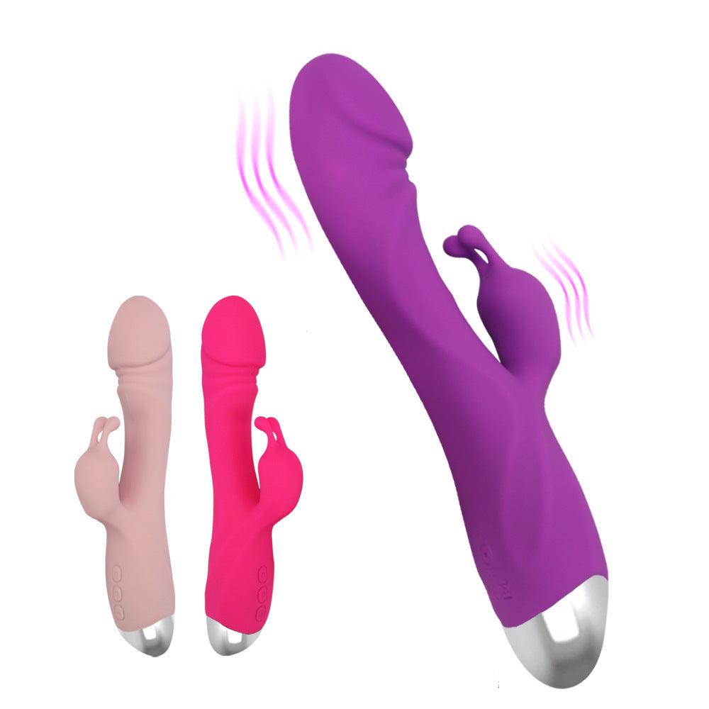 Grey Fun Romeo Charging Double G-Spot Vibrator - VitaGlow Beauty Co.