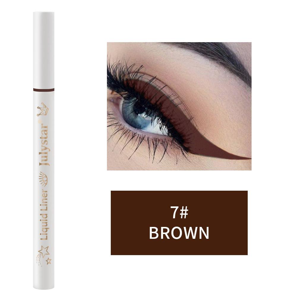 Soft Tip Color Eyeliner Waterproof Durable Liquid Eyeliner White Eyeliner Pencil Very Fine Liquid Eyeliner Pen - VitaGlow Beauty Co.