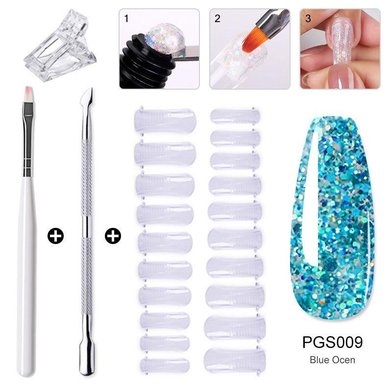 Nail Enhancement Crystal Extension Gel Tool Set Fast Extension Crystal Model Gel Uv Phototherapy Gel - VitaGlow Beauty Co.