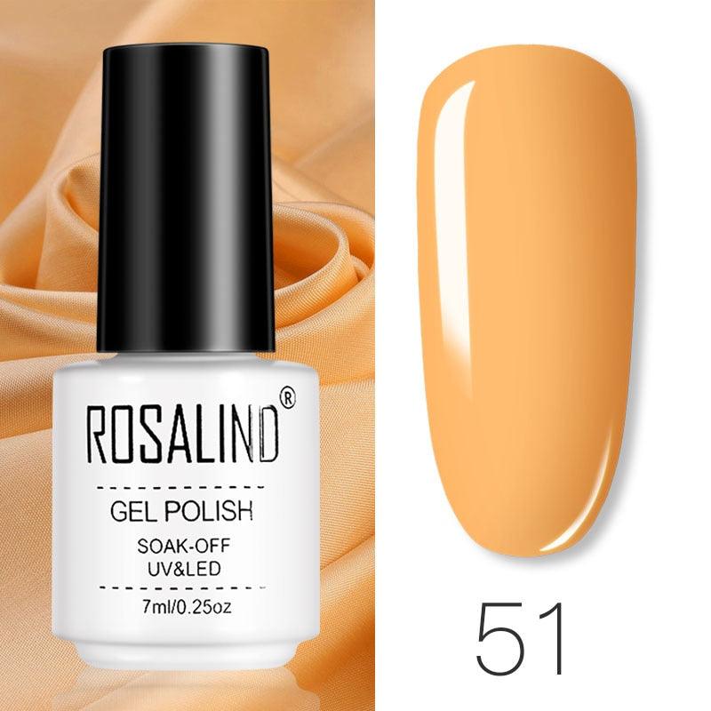 ROSALIND Gel Polish Set Manicure for Nails Semi Permanent Vernis top coat UV LED Gel Varnish Soak Off Nail Art Gel Nail Polish - VitaGlow Beauty Co.