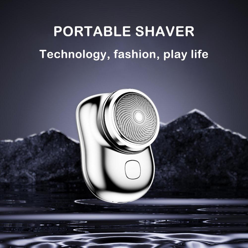 New Type Small Shaver Waterproof Wash Travel Compact Electric Portable Shaver Mens Household Mini Beard Knife - VitaGlow Beauty Co.