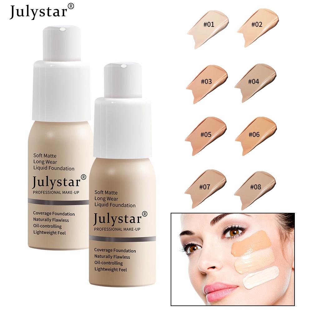 Julystar Radiant Liquid Foundation & Concealer - VitaGlow Beauty Co.