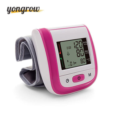 Yongrow Tonometer Automatic Wrist Digital Blood Pressure Monitor Digital lcd Sphgmomanometer - VitaGlow Beauty Co.