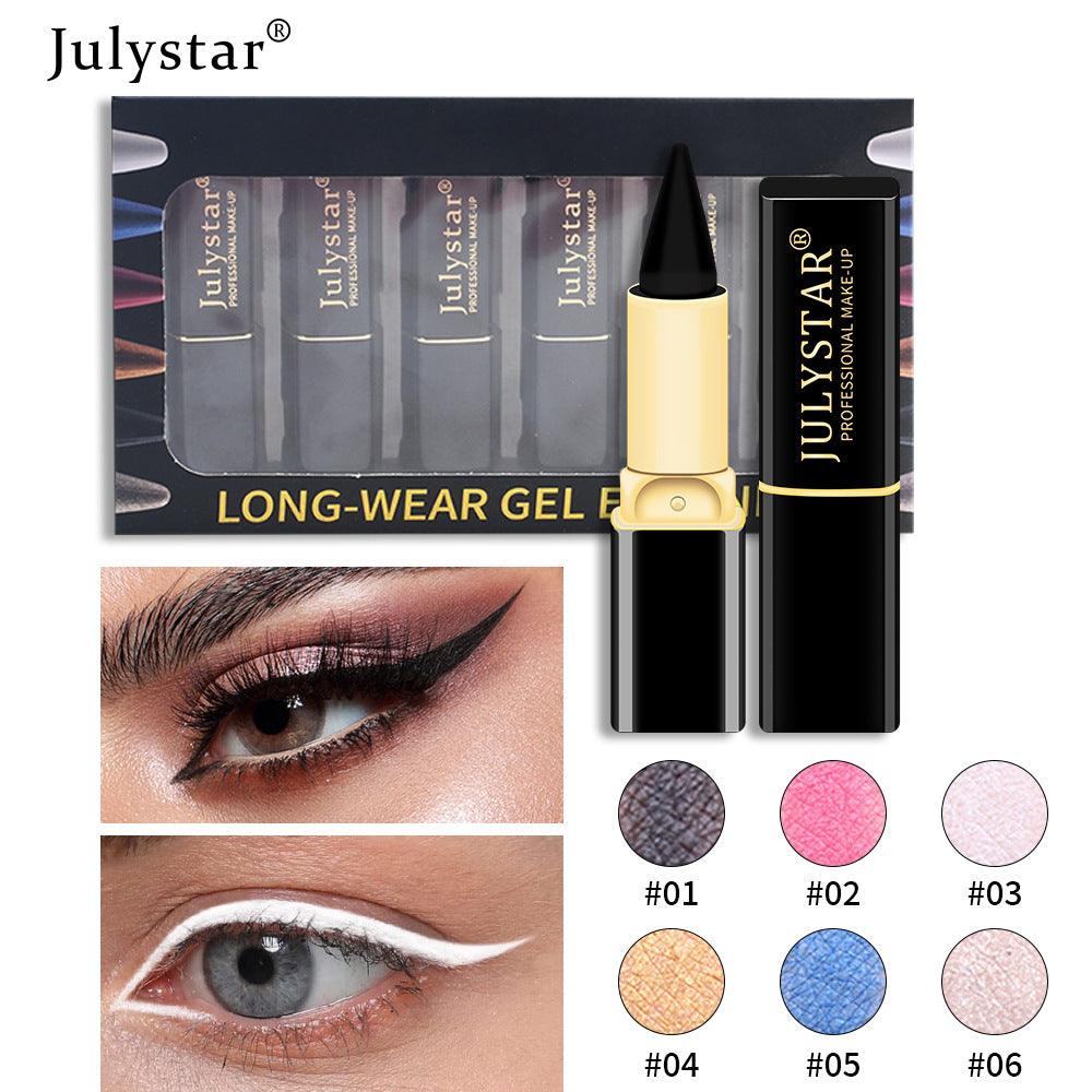 New Beauty Product Eyeliner Cream Suit Colorful Waterproof Cool Black Rich Eyeliner Cream Pen - VitaGlow Beauty Co.