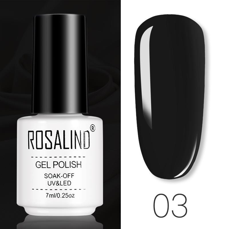 ROSALIND Gel Polish Set Manicure for Nails Semi Permanent Vernis top coat UV LED Gel Varnish Soak Off Nail Art Gel Nail Polish - VitaGlow Beauty Co.