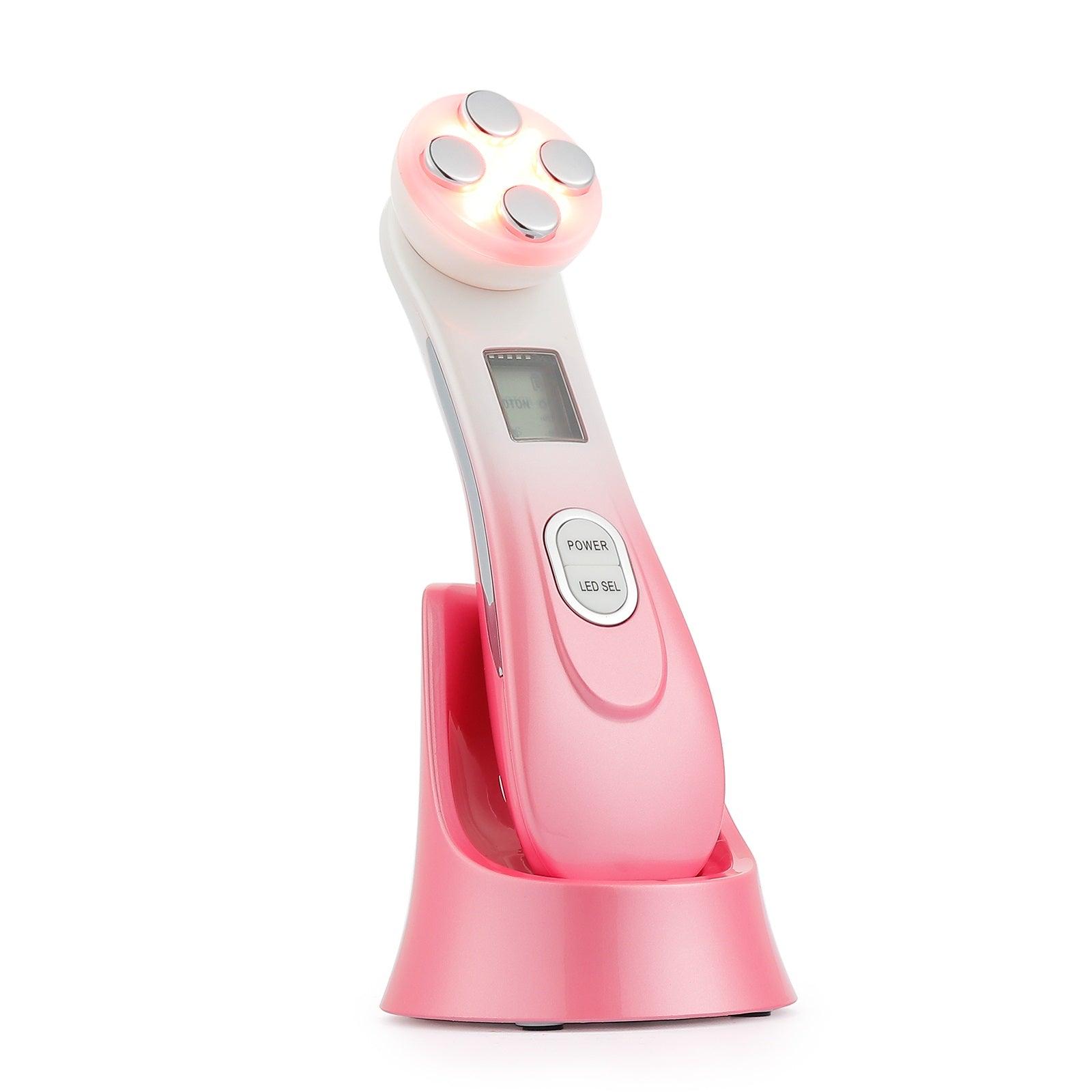 USB Rechargeable Beauty Home Introduction Instrument Firming Skin Rejuvenation Color Light Peeling Machine - VitaGlow Beauty Co.