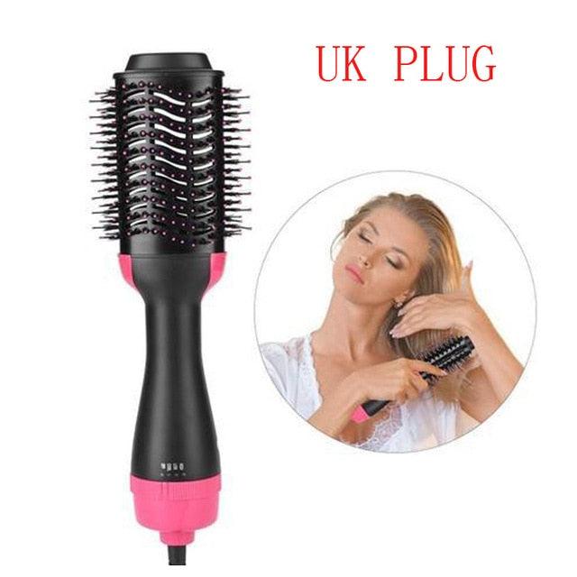 Multifunctional 2 in 1 Hair Dryer Volumizer Rotating Hot Hair Brush - VitaGlow Beauty Co.