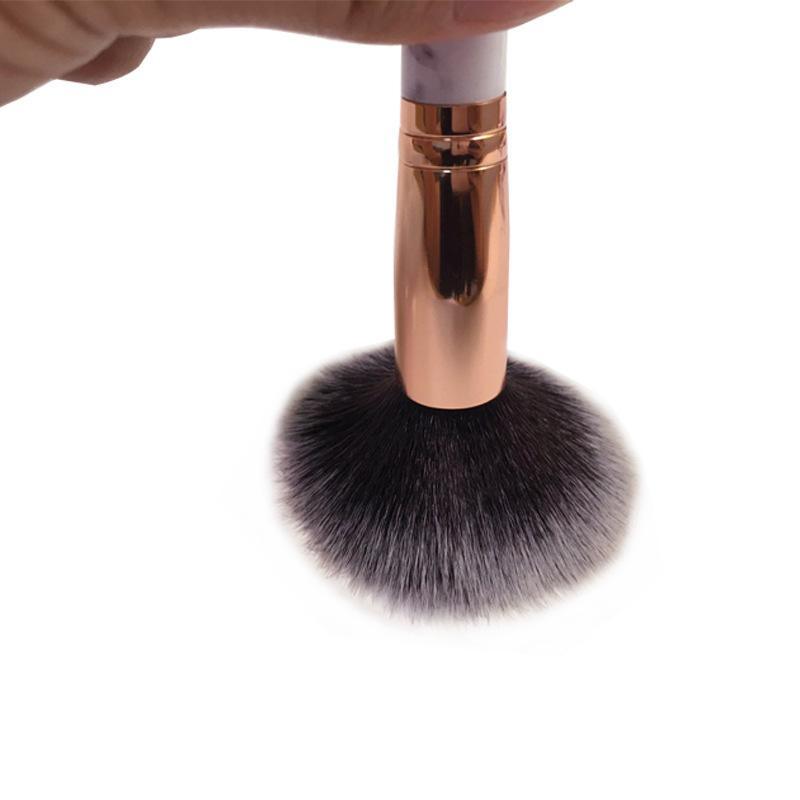 10Pcs/Set Makeup Brushes with Marbling Handles - VitaGlow Beauty Co.