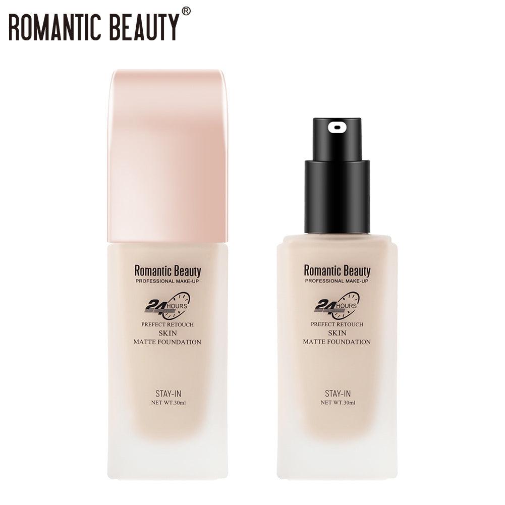 Romantic Beauty 30ml Long-Lasting Oil Control Non-Removal Foundation Concealer And Moisturizer Makeup Foundation - VitaGlow Beauty Co.