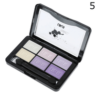 UBUB 6 Colors Roast Eye Shadow Powder Makeup Palette in Shimmer Metallic Glitter Cream Eyeshadow Palette - VitaGlow Beauty Co.