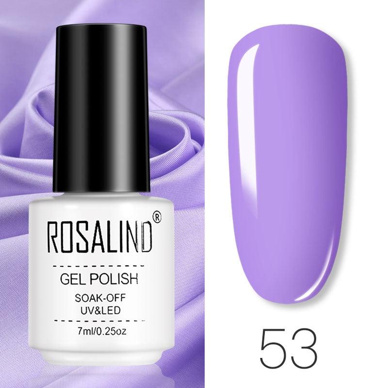 ROSALIND Gel Polish Set Manicure for Nails Semi Permanent Vernis top coat UV LED Gel Varnish Soak Off Nail Art Gel Nail Polish - VitaGlow Beauty Co.