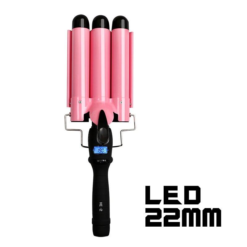 New Arrival Hair Curling Iron LED Ceramic Triple Barrel Hair Curler Irons Hair Wave Waver Styling Tools Hair Styler Wand - VitaGlow Beauty Co.