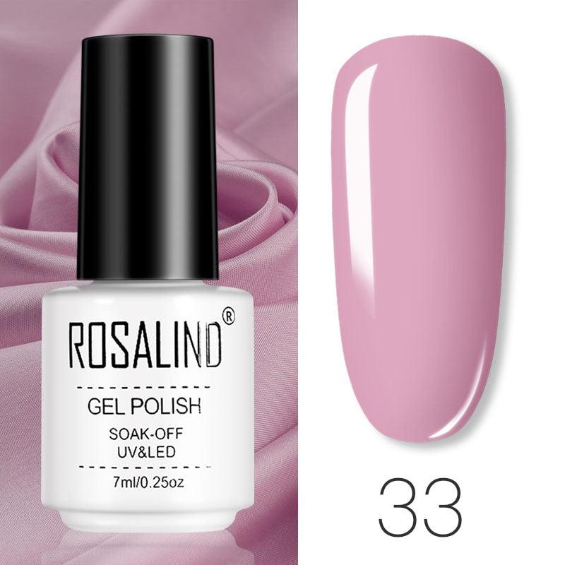 ROSALIND Gel Polish Set Manicure for Nails Semi Permanent Vernis top coat UV LED Gel Varnish Soak Off Nail Art Gel Nail Polish - VitaGlow Beauty Co.