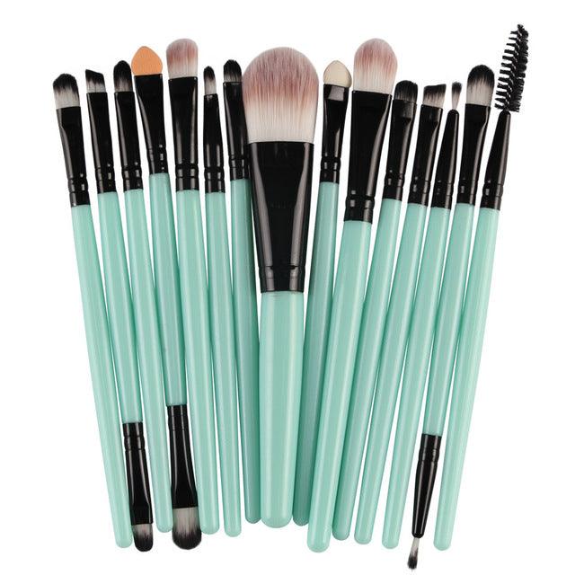 15Pcs Makeup Brushes Set - VitaGlow Beauty Co.