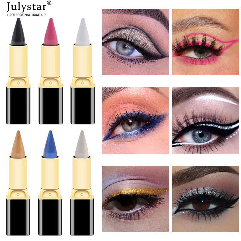 New Colorful Easy Coloring Non Staining Eyeliner Waterproof Non Fading Eyeliner Paste Pen - VitaGlow Beauty Co.