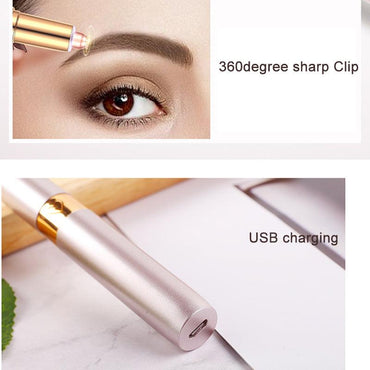 New Electric Eyebrow Trimmer USB Rechargeable Eyebrow Trimmer Easy To Clean Eyebrow Trimmer Shaver Eyebrow Trimmer Epilator - VitaGlow Beauty Co.