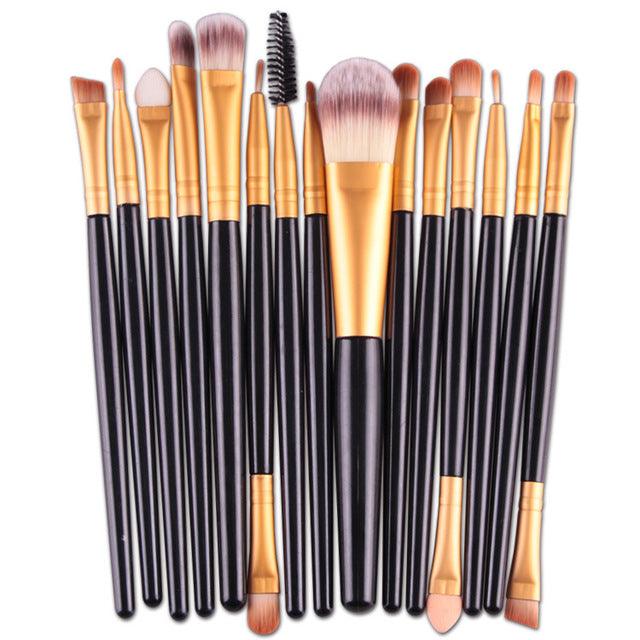 15Pcs Makeup Brushes Set - VitaGlow Beauty Co.