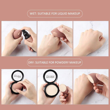 Microfiber Foundation Powder Makeup Sponge - VitaGlow Beauty Co.