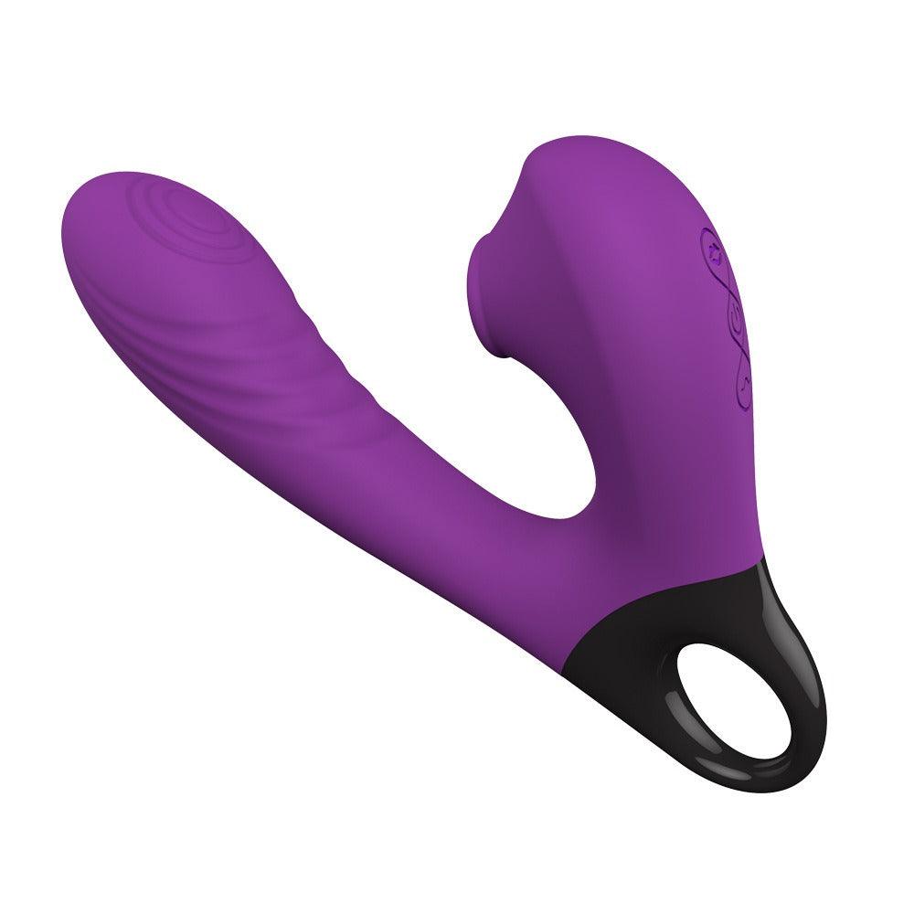 New 10 Frequency Vibration+10 Frequency Flapping+5 Frequency Sucking Masturbation Vibration Massage Stick Couple Sex Toys - VitaGlow Beauty Co.