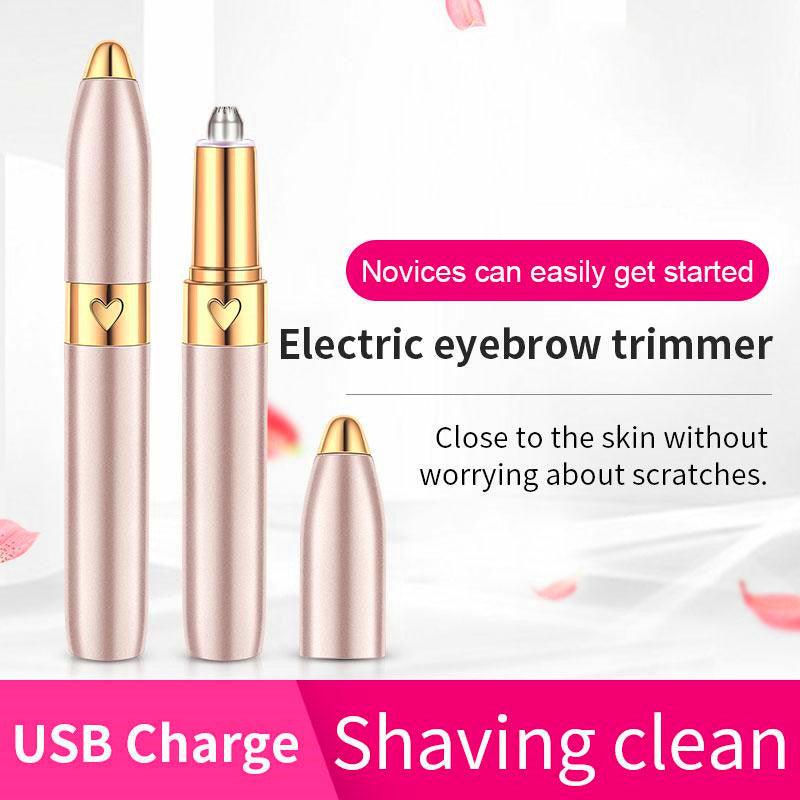 New Electric Eyebrow Trimmer USB Rechargeable Eyebrow Trimmer Easy To Clean Eyebrow Trimmer Shaver Eyebrow Trimmer Epilator - VitaGlow Beauty Co.