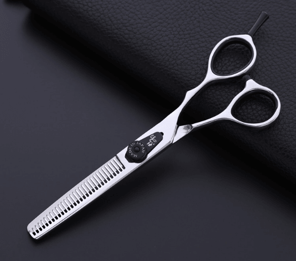 Professional Japan 440c 6 & 5.5 inch rainbow cut hair scissors set cutting shears thinning barber scissor hairdressing scissors - VitaGlow Beauty Co.