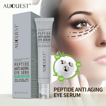 AUQUEST Polypeptide Eye Serum Cream with Collagen Roller - VitaGlow Beauty Co.