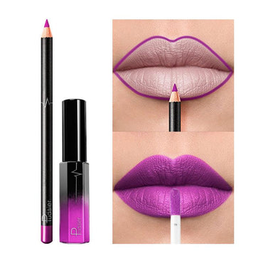 Pudaier 36 Color Matte Lip Gloss Lip Liner Matte Matte Lip Glaze Lipstick Pencil - VitaGlow Beauty Co.