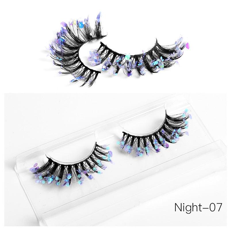 New Color Noctilucent Fried False Eyelashes Multi Layer Thick Cross Mink Like Eyelashes 8D FLUFFY - VitaGlow Beauty Co.