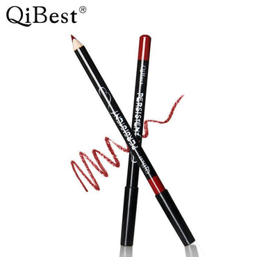 Qibest Fashion Black Rod Waterproof 12 Colors Lip Liner Lipstick Pen - VitaGlow Beauty Co.