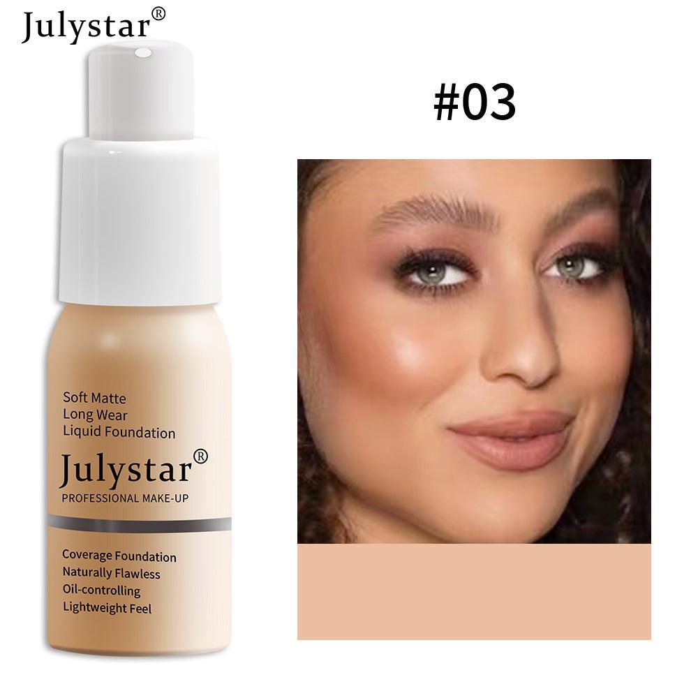 Julystar Radiant Liquid Foundation & Concealer - VitaGlow Beauty Co.