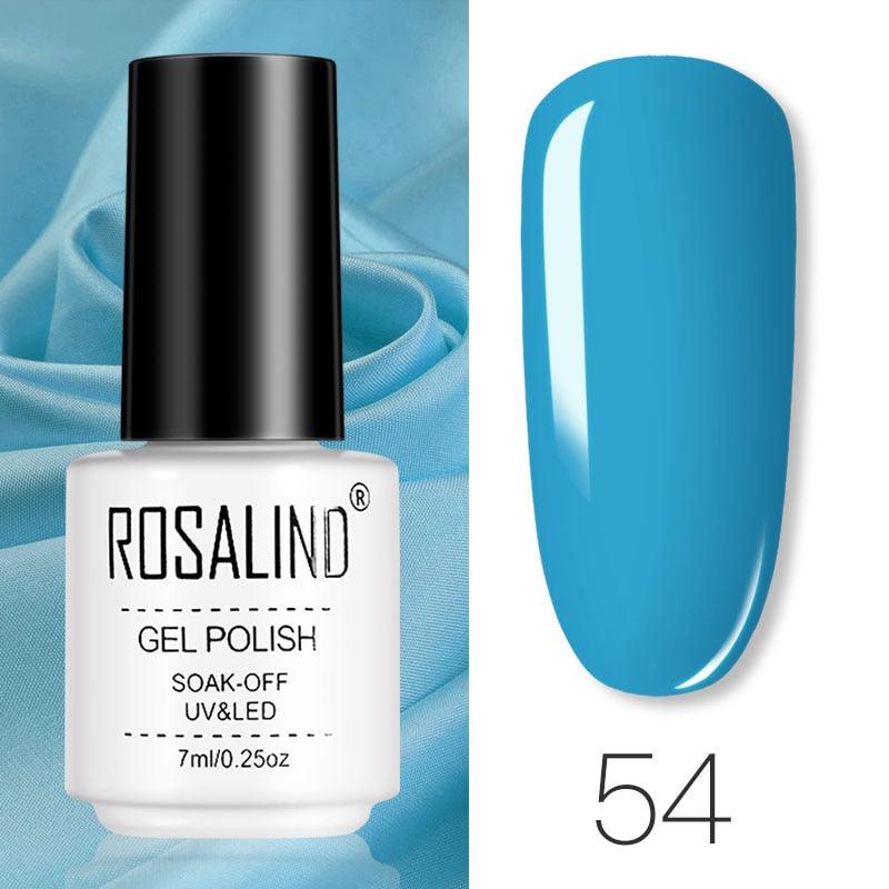 ROSALIND Gel Polish Set Manicure for Nails Semi Permanent Vernis top coat UV LED Gel Varnish Soak Off Nail Art Gel Nail Polish - VitaGlow Beauty Co.