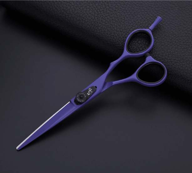 Professional Japan 440c 6 & 5.5 inch rainbow cut hair scissors set cutting shears thinning barber scissor hairdressing scissors - VitaGlow Beauty Co.