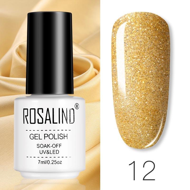 ROSALIND Gel Polish Set Manicure for Nails Semi Permanent Vernis top coat UV LED Gel Varnish Soak Off Nail Art Gel Nail Polish - VitaGlow Beauty Co.