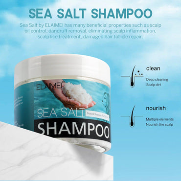 ELAIMEI Sea Salt Scalp Cleansing Shampoo - VitaGlow Beauty Co.