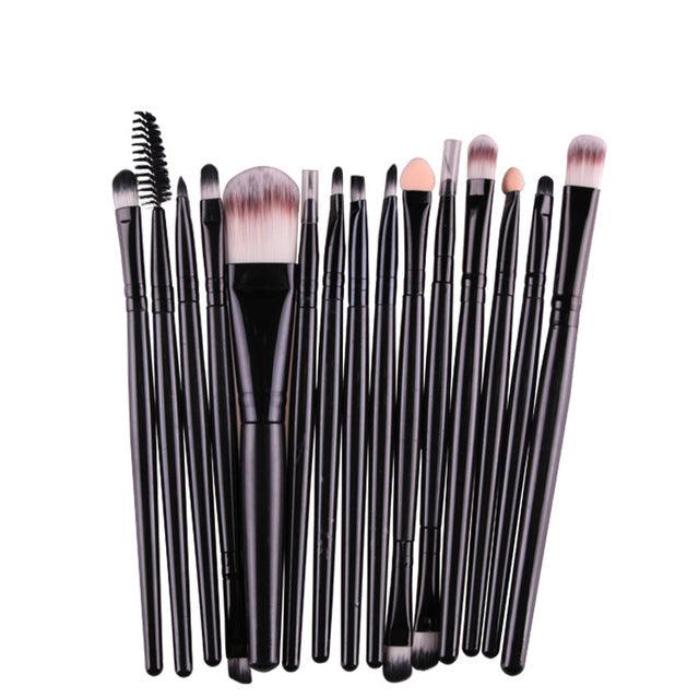 15Pcs Makeup Brushes Set - VitaGlow Beauty Co.