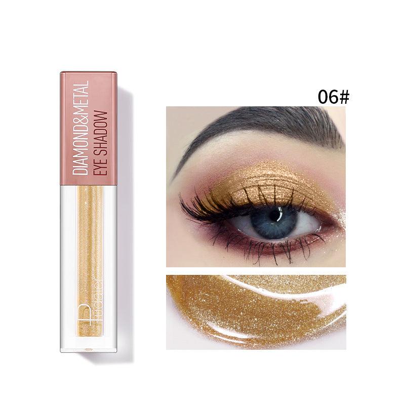 Pudaier Star Diamond Yaojin Liquid Eye Shadow Lying Silkworm Brightens Polarized Mermaid Ji Metal Eye Shadow Liquid - VitaGlow Beauty Co.